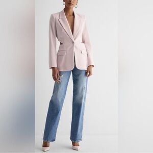Express Light Pink Blazer